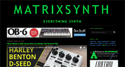 Desktop Screenshot of matrixsynth.com