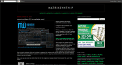 Desktop Screenshot of p.matrixsynth.com